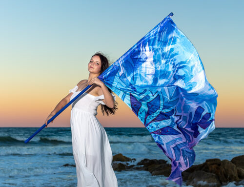 Color Guard Senior Session at Marineland